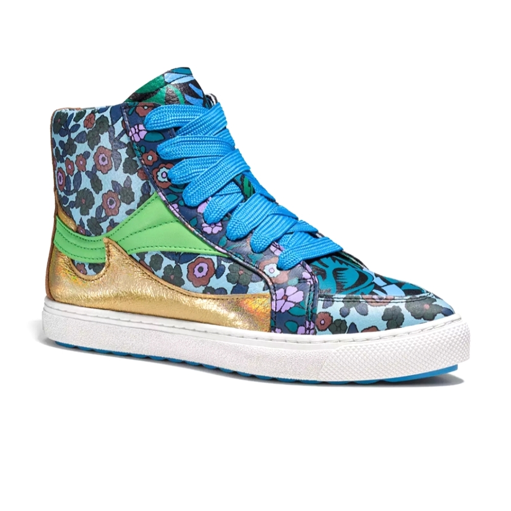 COACH C203 Pointy Toe High Top Sneakers *W/O ORIGINAL BOX